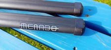 Menabo Roof Cross Rails Bars With End Caps boxed 115cm