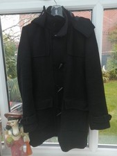 Men's G2000 Hooded Wool Blend Vintage Casual Duffle Coat Overcoat 42 Chest fab