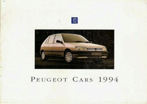 Peugeot range 1993 1994 - range, 1993-1994