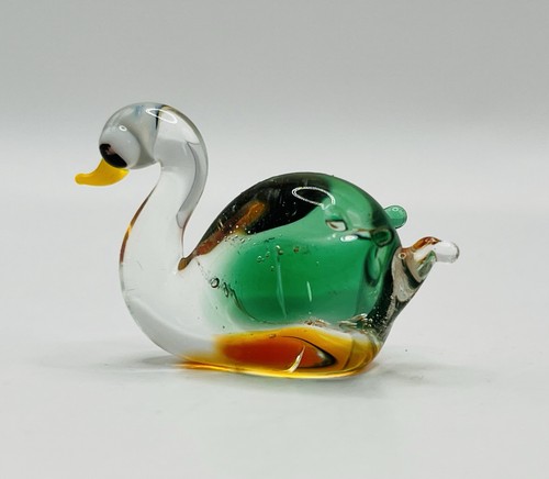 Mini murano glass duck - mini,
