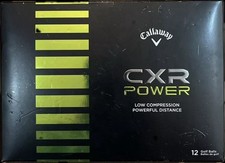 Callaway CXR power Golf Balls x 12 Box White Low Compression Powerful Distance