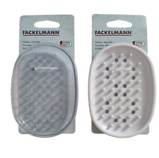 Soap Dish Holder Tray Sponge Bathroom Shower Soap Saver Plastic Drainer