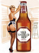 Old Speckled Hen Pin Up Girl