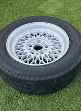 Bmw Style 7 Metric Alloy 5x120 For E32 E34 E28 E24 Etc Wheel and Tyre X1