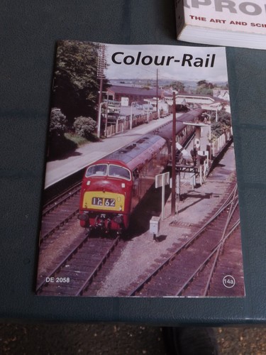 Colour rail 35mm railway slide - railway,