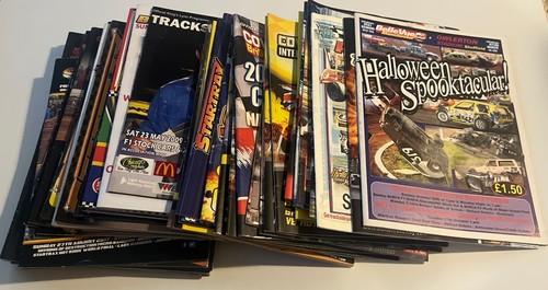 Stock car racing programmes - racing,
