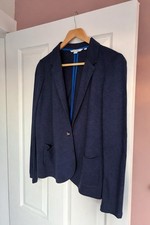 Boden Navy 100% Linen Blazer