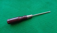 Vintage Wooden-Handled Slotted