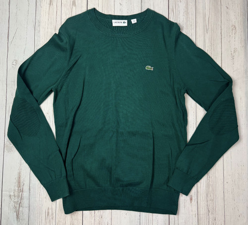 Mens lacoste green knitted - mens,