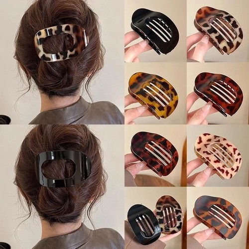 Flat oval claw clips - claw,