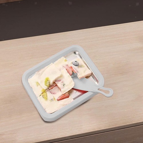 Rolled ice cream maker fun - cream,