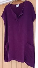 Masai Copenhagen Women's Purple Tunic Top Size XL