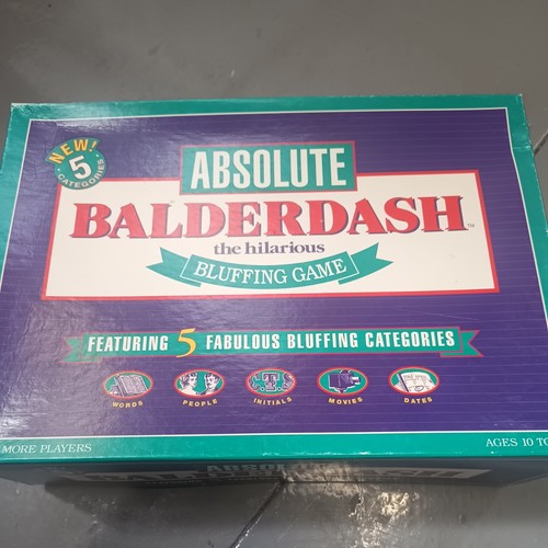 Absolute balderdash board game - balderdash,