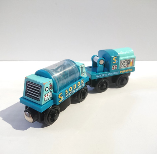 Thomas wooden railway train - railway,