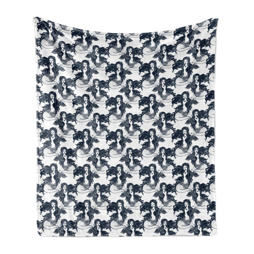 Mermaid soft flannel fleece - mermaid,
