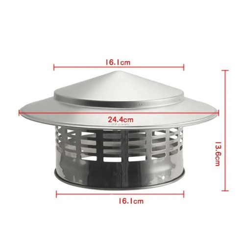 Stainless steel chimney roof - steel,