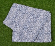 Twin Vintage Geometric Kantha Quilt Blanket Bedspread Coverlet Bed Runner