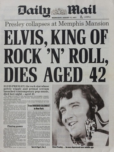 Daily mail repro newspaper - mail,