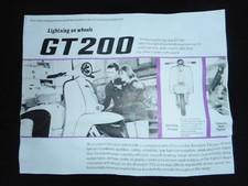 LAMBRETTA GT 200 MANS TSHIRT SIZES S TO XL VESPA SCOOTER MOD RETRO