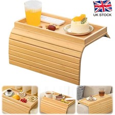 Arm rest organiser tray bamboo - rest,