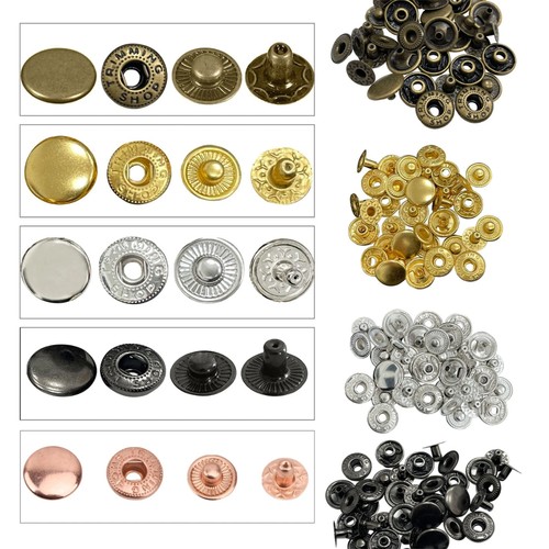 Large press studs poppers snap - press,