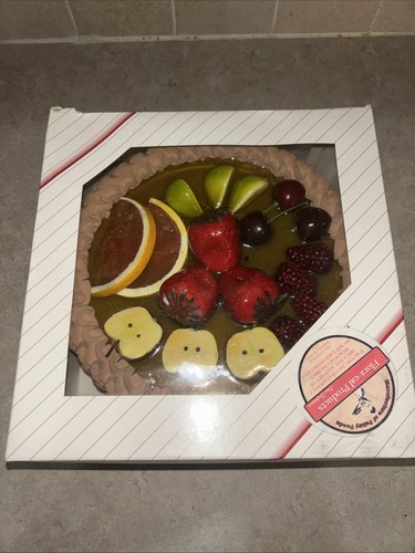 Faux chocolate fruit cake - chocolate,