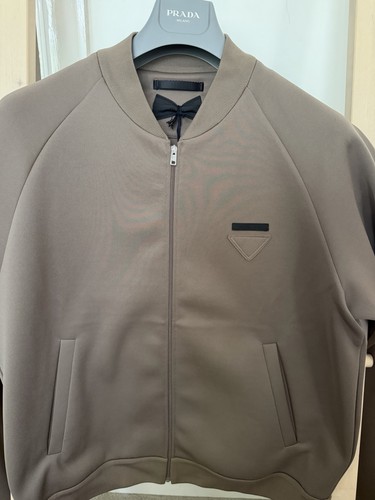 Prada logo patch - prada, bomber