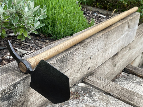 Vintage garden trenching hoe - vintage,