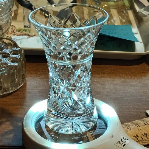 Vintage stuart crystal vase - vintage,