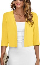 Womens 3/4 Sleeve Shrug