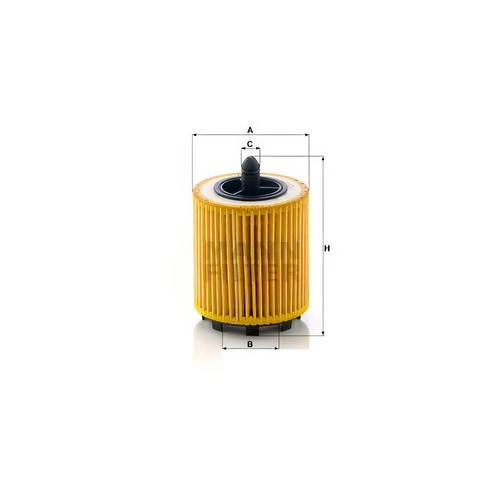 Mann oil air filter - air, service