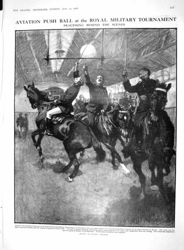 Old 1910 aviation push ball - aviation,