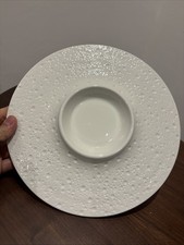 Large White Fine Dining Plate