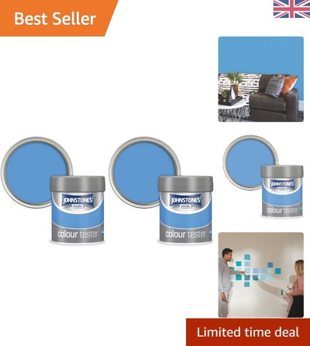 Blue star emulsion paint - star,