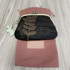 Radley Black Leather Snap Top