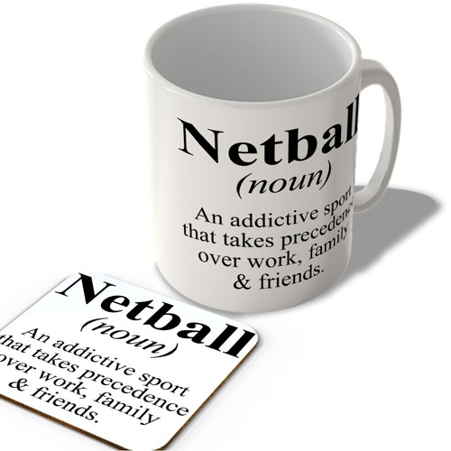 Netball definition mug and - netball,