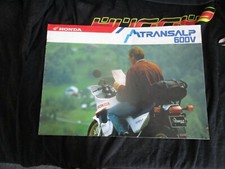 1987 HONDA XL600 XL600V-H TRANSALP ITALIAN SALES BROCHURE
