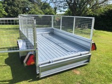 Brand New 8ft x 5ft Apache Road  Caged Trailer Heavy Duty Trailer, Galvanised