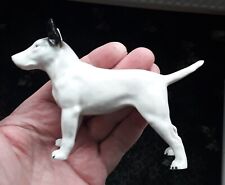 BULL TERRIER PORCELAIN ORNAMENT BULL TERRIER DOG MODEL