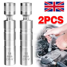 2PCS Hogert 16+14mm Magnetic Drive Spark Plug Socket Sleeve Removal Tool for BMW