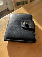 Gucci Navy Leather Wallet