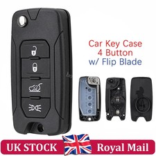 4 Buttons Flip Remote Key Fob