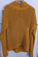 Womens Mustard Jumper by Wild