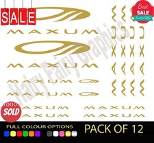 Maxum sticker boat sticker set