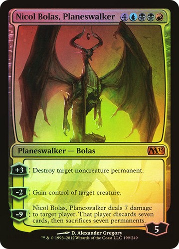 Foil nicol bolas planeswalker - foil,