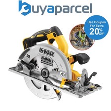 Dewalt DCS572N 18v XR Brushless 184mm Circular Saw + Guide Rail Base - Bare