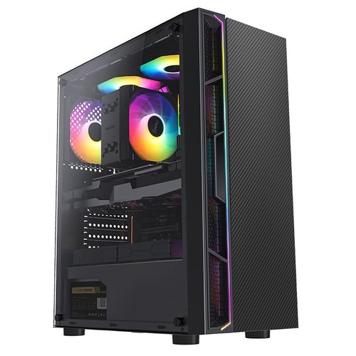 Gaming computer case argb - case,