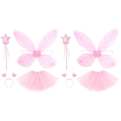 Pink fairy costume - pink,