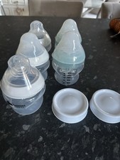 5 Tommy Tippee 5oz Bottle and 2 Lids
