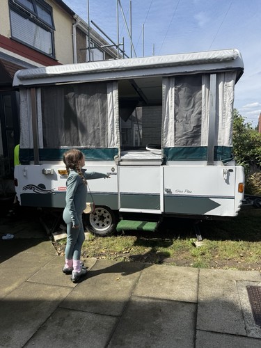 Trailer tent with awning - tent,